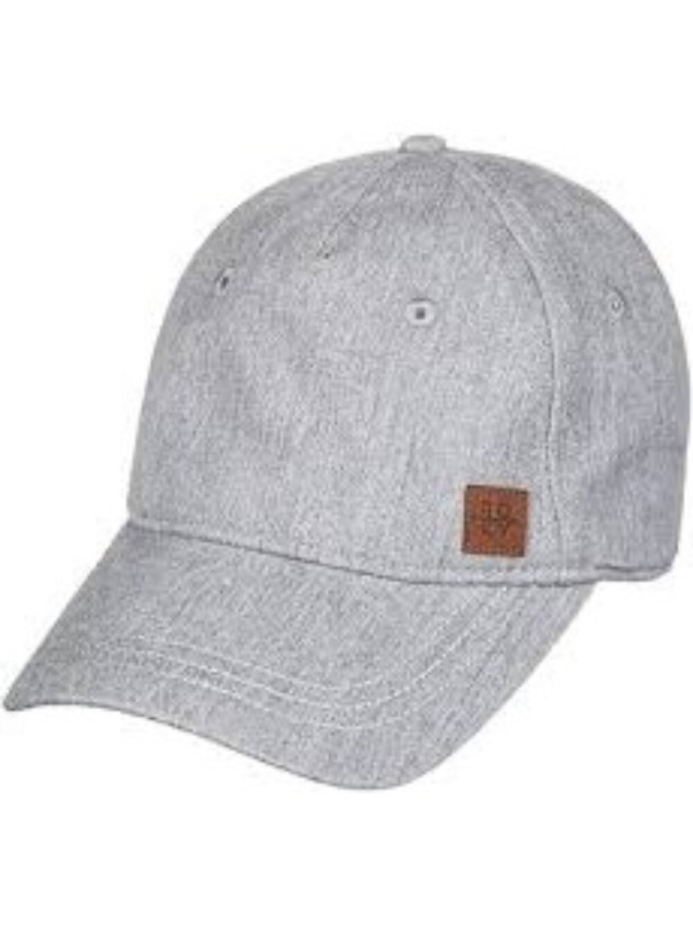 Roxy Gray Cotton Adjustable Baseball Cap